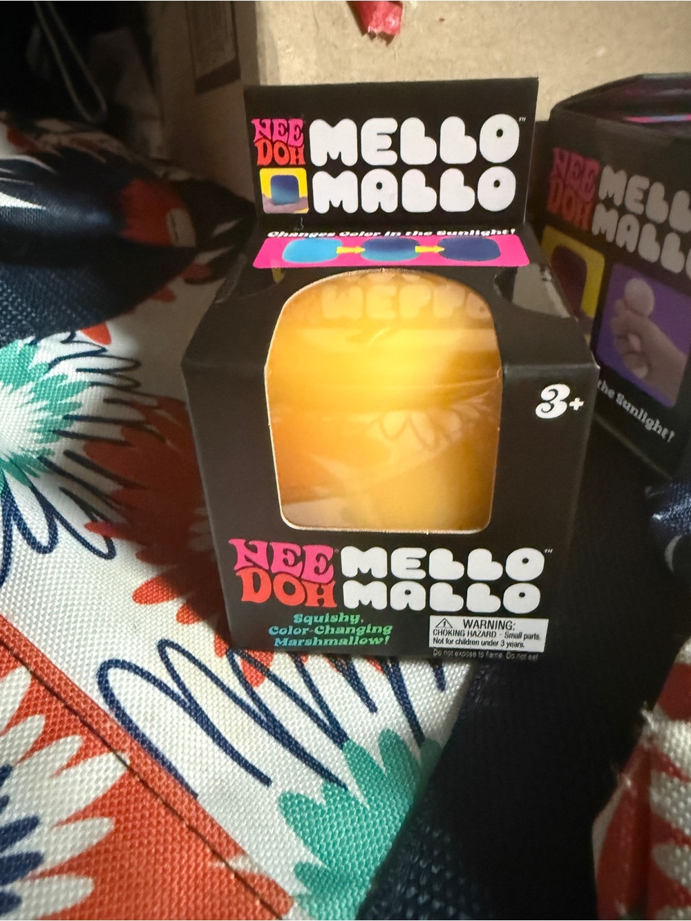 Needoh Mello Mallo Color-Changing Marshmallow Toy - Yellow
